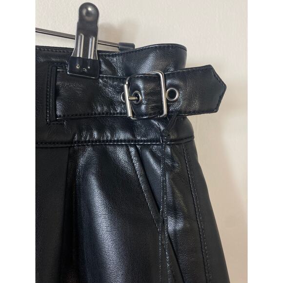 NWT AGOLDE PANTS VEGAN LEATHER BLACK BALLOON BARREL EDGY GRUNGE BOHO CHIC GOTH - Picture 10 of 15